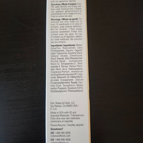 Rodan + Fields REDEFINE Overnight Reparative Lotion - Picture 3 of 5